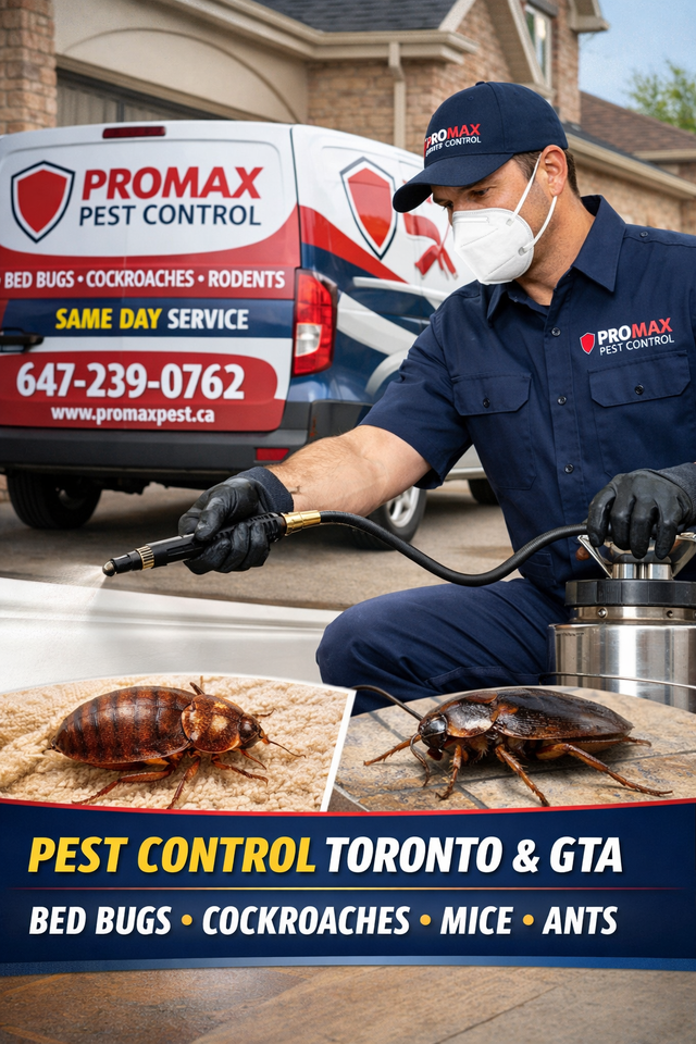 Pest Control Toronto – Bed Bug & Cockroach Extermination
