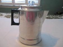 Vintage Comet Brand The Popular Aluminum 14cup Percolator 1950s