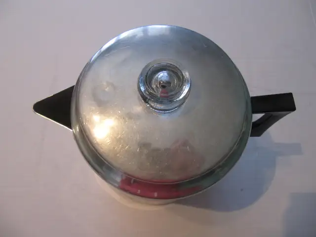 Vintage Comet Brand The Popular Aluminum 14cup Percolator 1950s - Photo 4