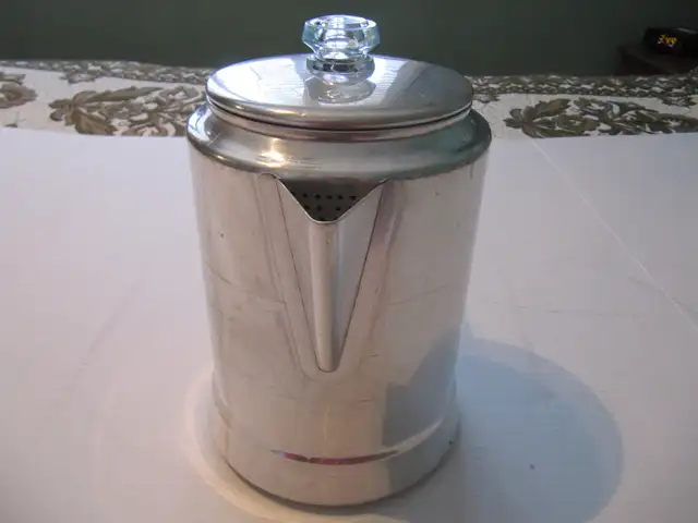 Vintage Comet Brand The Popular Aluminum 14cup Percolator 1950s - Photo 6