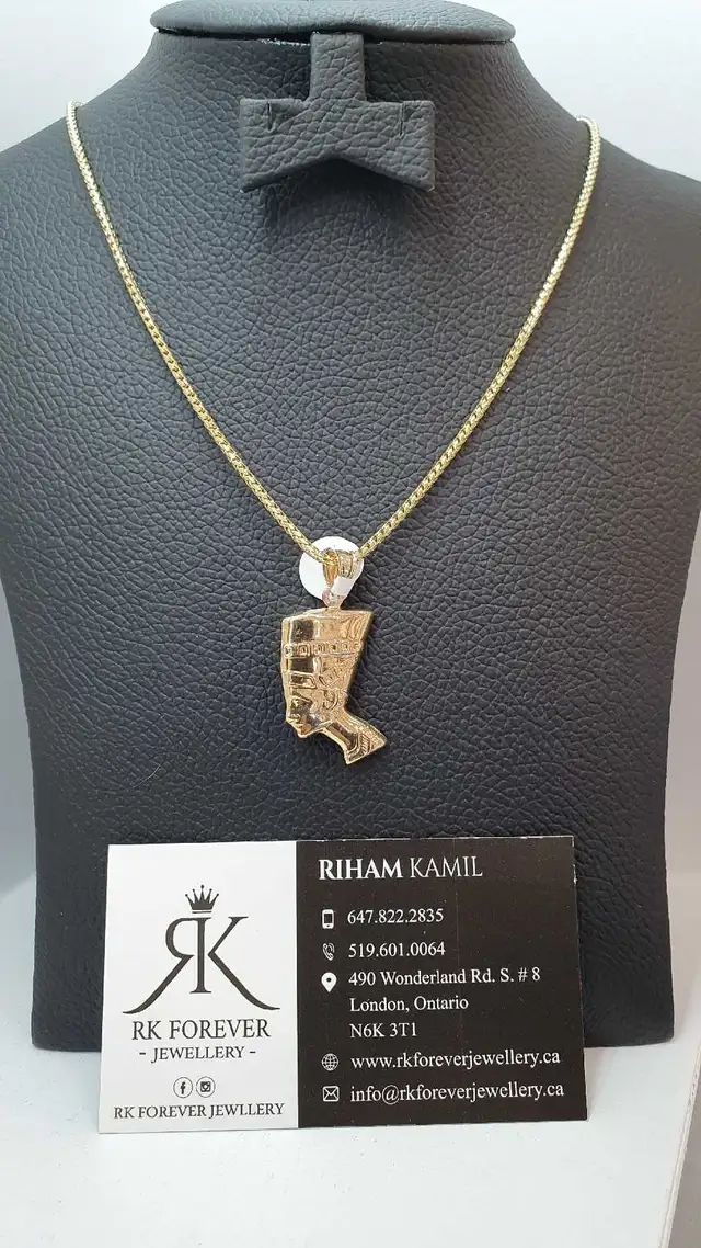 10k yellow gold chain # 363_11