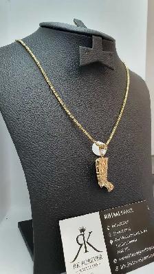 10k yellow gold chain # 363_11 - Photo 3