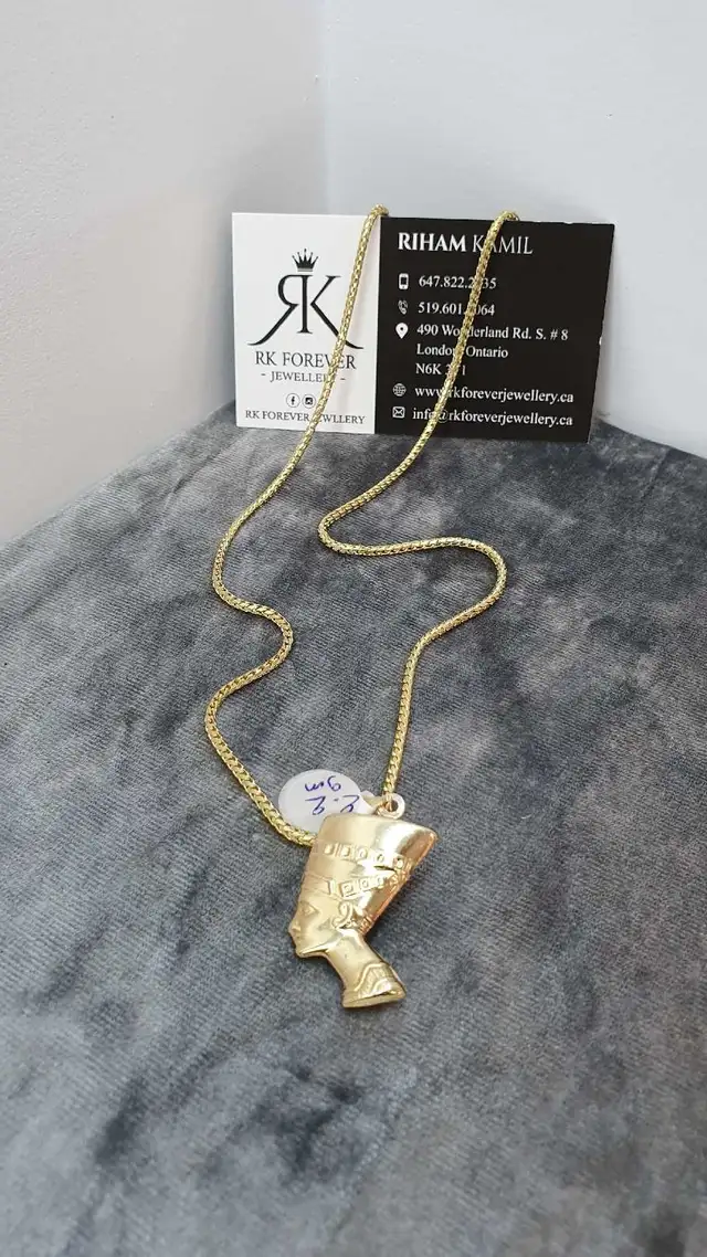 10k yellow gold chain # 363_11 - Photo 4