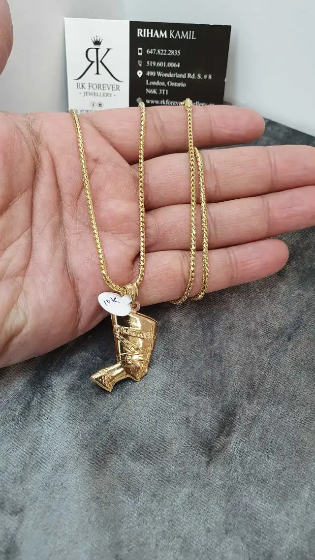 10k yellow gold chain # 363_11 - Photo 5