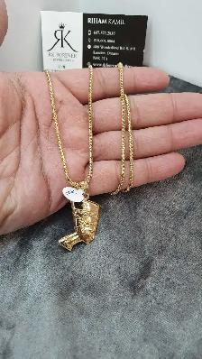 10k yellow gold chain # 363_11 - Photo 5