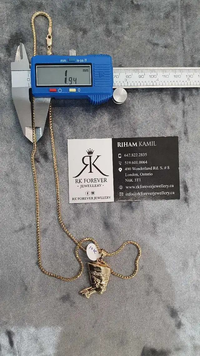 10k yellow gold chain # 363_11 - Photo 7