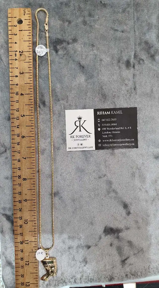 10k yellow gold chain # 363_11 - Photo 8