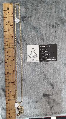 10k yellow gold chain # 363_11 - Photo 8