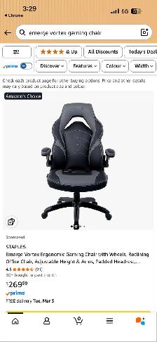 vortex gaming chair