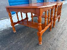 Solid Wood Matching Side Tables - Photo 4