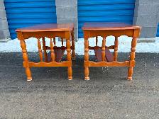 Solid Wood Matching Side Tables - Photo 10