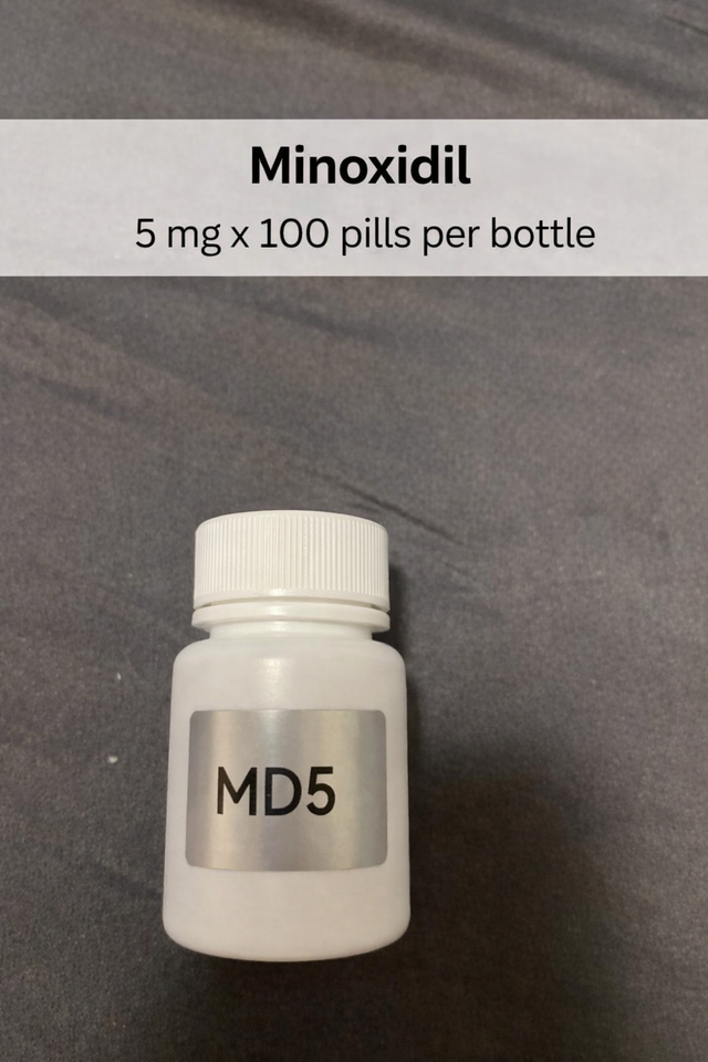 Minoxidil Oral 5mg x 100 Tablets. 40-60% Better than Topical