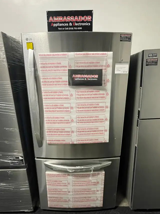NEW 33" LG Fridge (Stainless Steel Bottom Freezer With Ice Maker - Photo 2