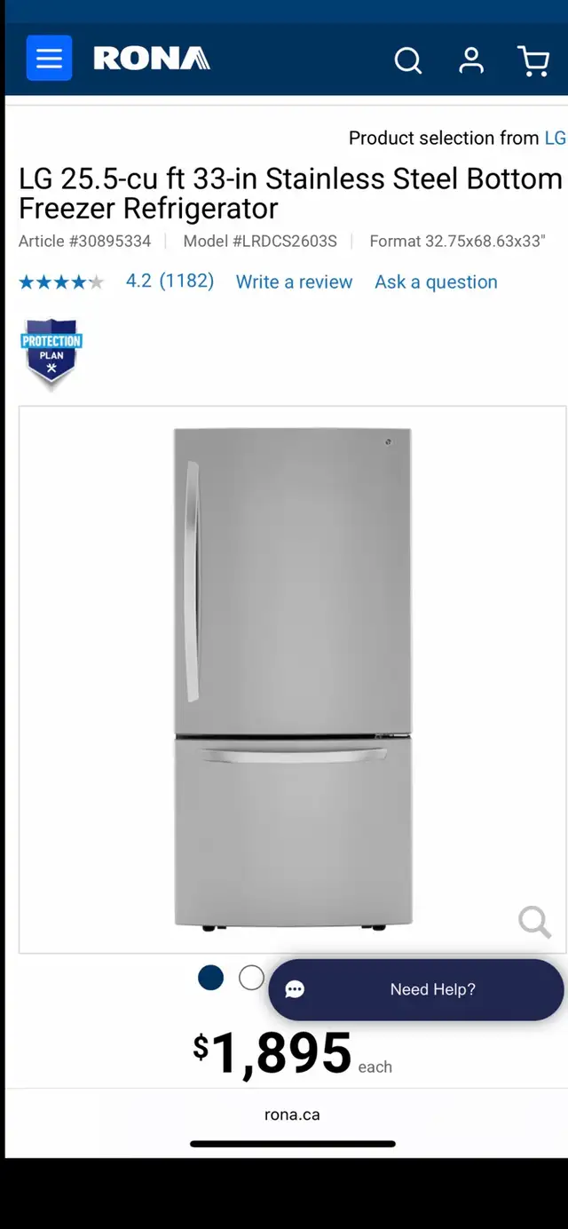 NEW 33" LG Fridge (Stainless Steel Bottom Freezer With Ice Maker - Photo 10