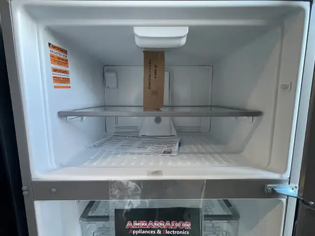 NEW 33" Top Freezer Fridge (21 Cu.Ft) Stainless Steel - Photo 5