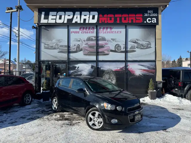 2016 Chevrolet Sonic LT, Sunroof. Camera, Heated Seats, Automati
