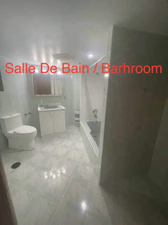 4 ½  à louer  sous-sol / 4 ½  for rent basement - Photo 6