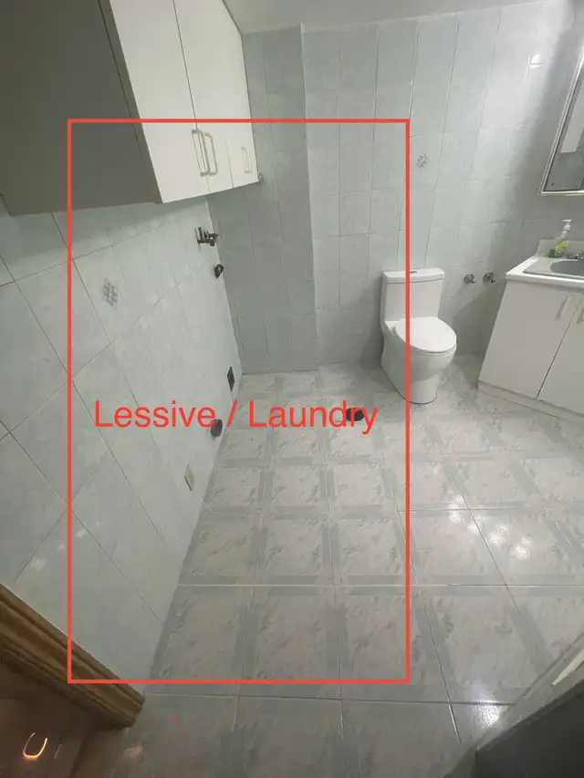 4 ½  à louer  sous-sol / 4 ½  for rent basement - Photo 8