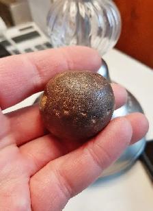 War of 1812 British or American Grapeshot Cannonball - Photo 2