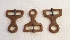 Confederate Isaacs & Campbell Knapsack Buckles c1840 - 60