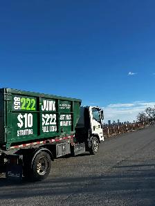 JUNK REMOVAL $10 STARTING $222 FULL LOAD 222-JUNK