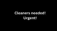 GTA Cleaners needed
