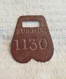 New York Central Railroad Baggage Tag