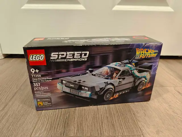 BNIB LEGO Speed Champions 77256 Time Machine from Back to Fut