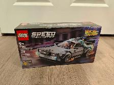BNIB LEGO Speed Champions 77256 Time Machine from Back to Fut
