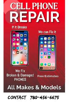 PHONE REPAIR (SCREEN REPLACEMENT STARTS FROM $79)  780-456-6675