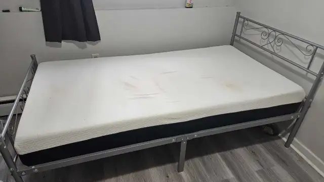 Twin Bed   Mattress   3-Drawer Nightstand - Photo 3