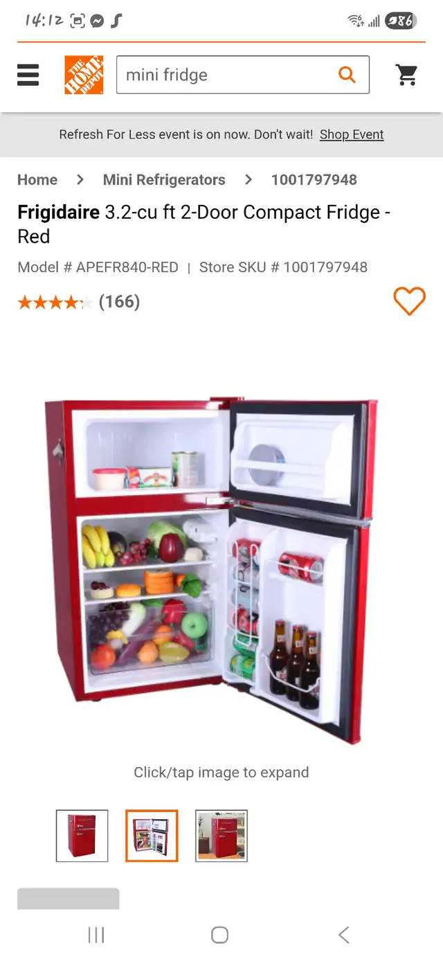 Mini frigo avec congélateur - Photo 2