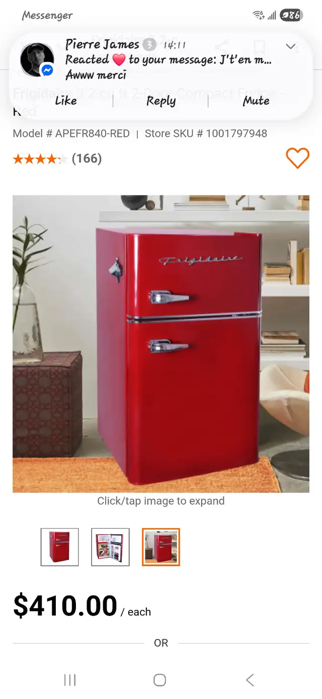 Mini frigo avec congélateur - Photo 3