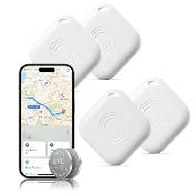 (New)Smart Tracker Tags-4 Pack,Bluetooth Luggage Tracker,Work wi