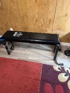 weight bench or exercise bench
