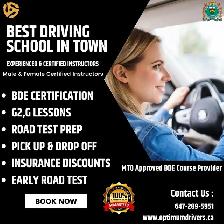 Driving Lessons ( MTO Approved & Experienced Instructors)