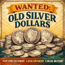 WANTED SILVER DOLLAR COIN COLLECTIONS