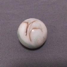 Vintage- White / Geen / Brown ONE INCH Swirl Marble
