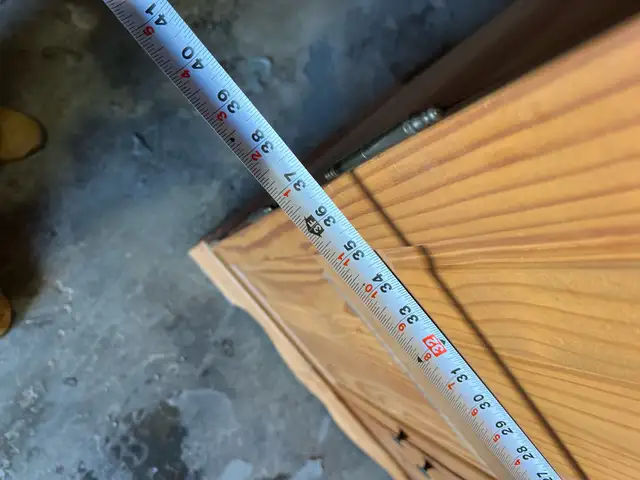 Free delivery used Wooden Wardrobe Armoire Cabinet - Photo 10