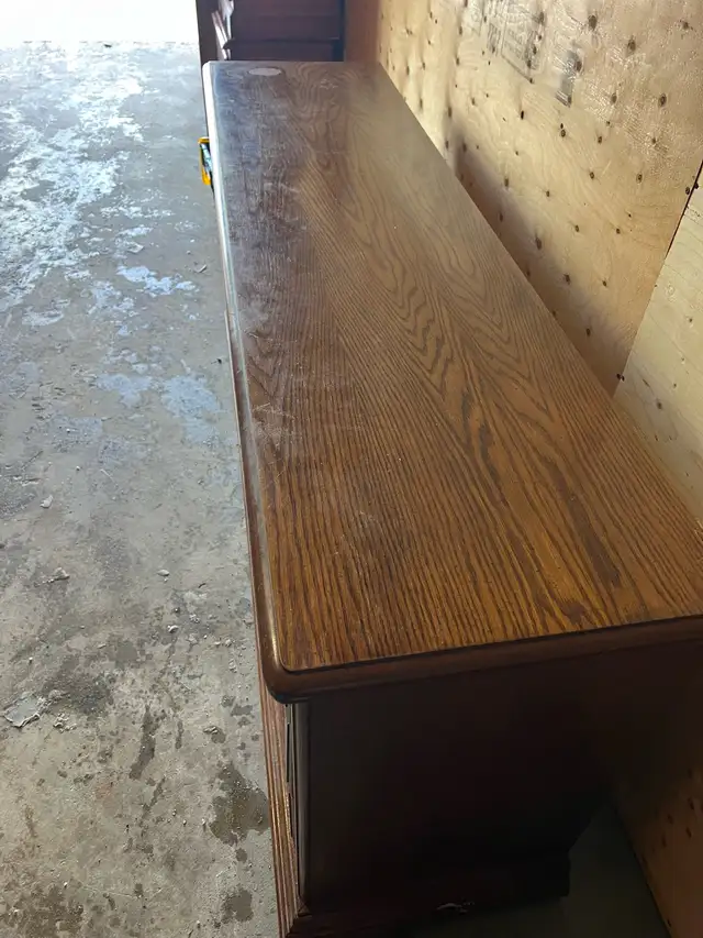 Free delivery used antique Wooden Dresser - Photo 4