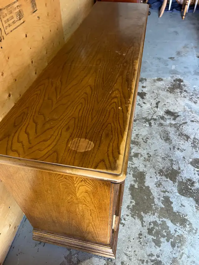 Free delivery used antique Wooden Dresser - Photo 5