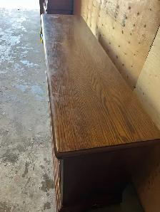 Free delivery used antique Wooden Dresser - Photo 6