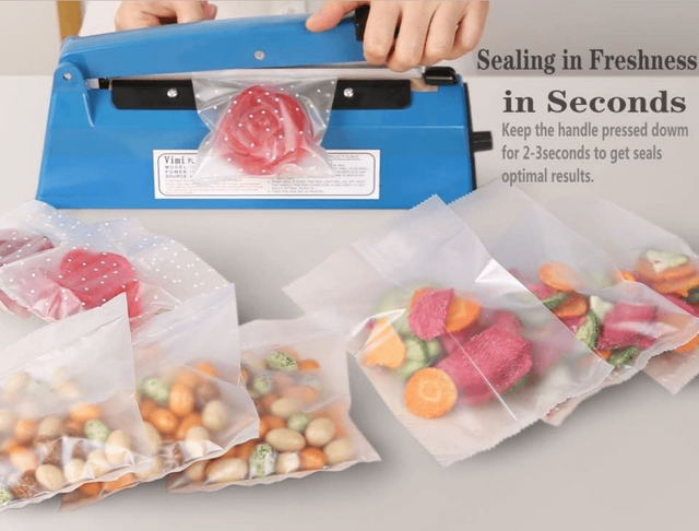 (New)Heat Sealer Manual 8 Inch Sealing Machine for Plastic Bags
