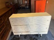 Free delivery Mid-century Modern White Dresser