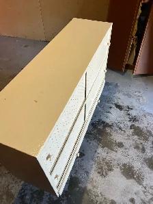 Free delivery Mid-century Modern White Dresser - Photo 2