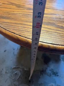 Free delivery used Oak Dining Table with 4 Chairs - Photo 10