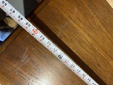 Free delivery used Vintage Wooden Sideboard Buffet - Photo 10