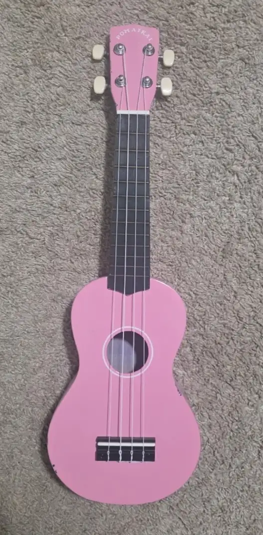 Pink acoustic small guitar for kids in perfect condition $20