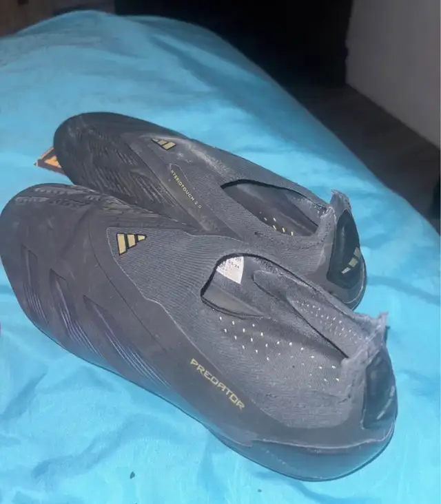 crampons predator elite full black - Photo 2