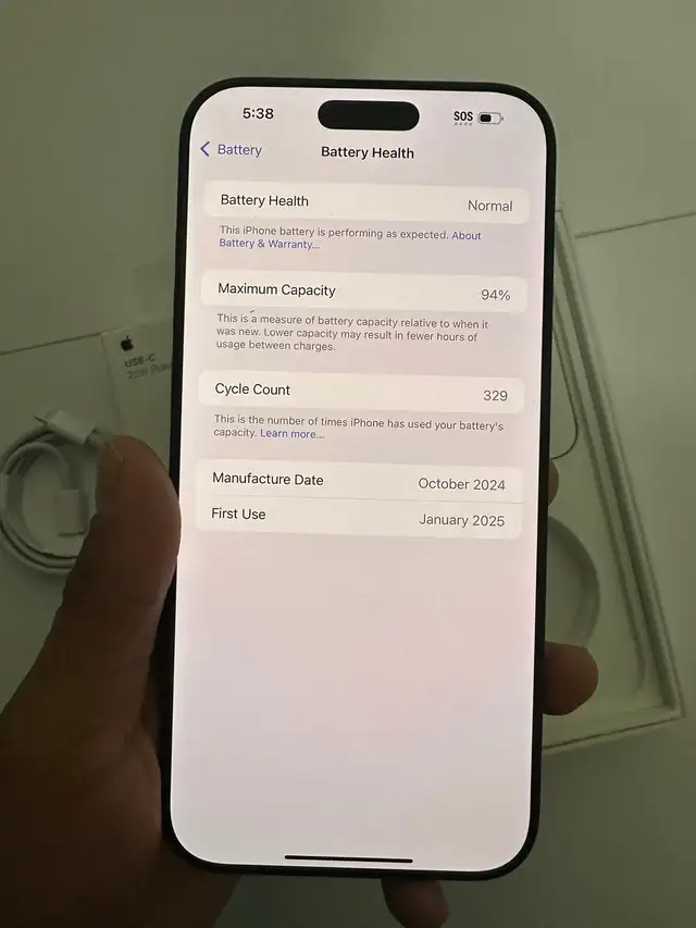 iPhone 16 pro max 256gb ESIM Airpods Package/Delivery - Photo 9